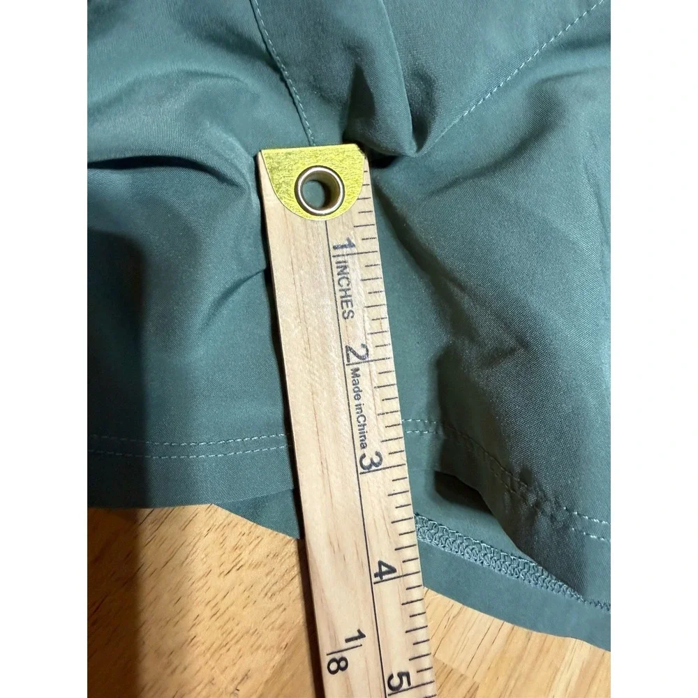 Nike Dri-FIT Womens L Running Shorts Brief Lined Sage Green Just Do It